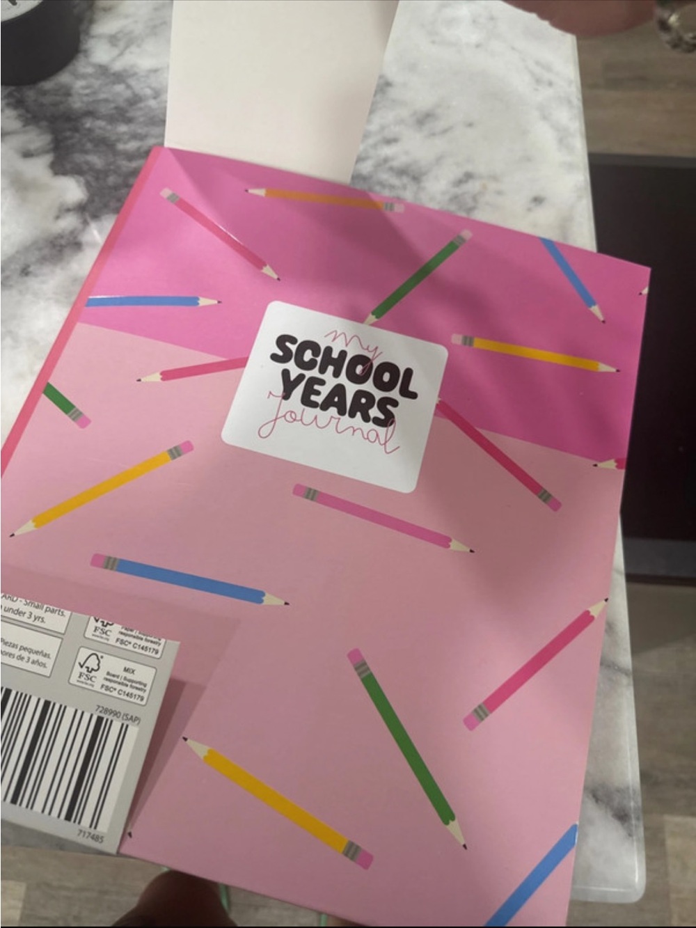 My School Years Journal - Pink Kids Notebook
